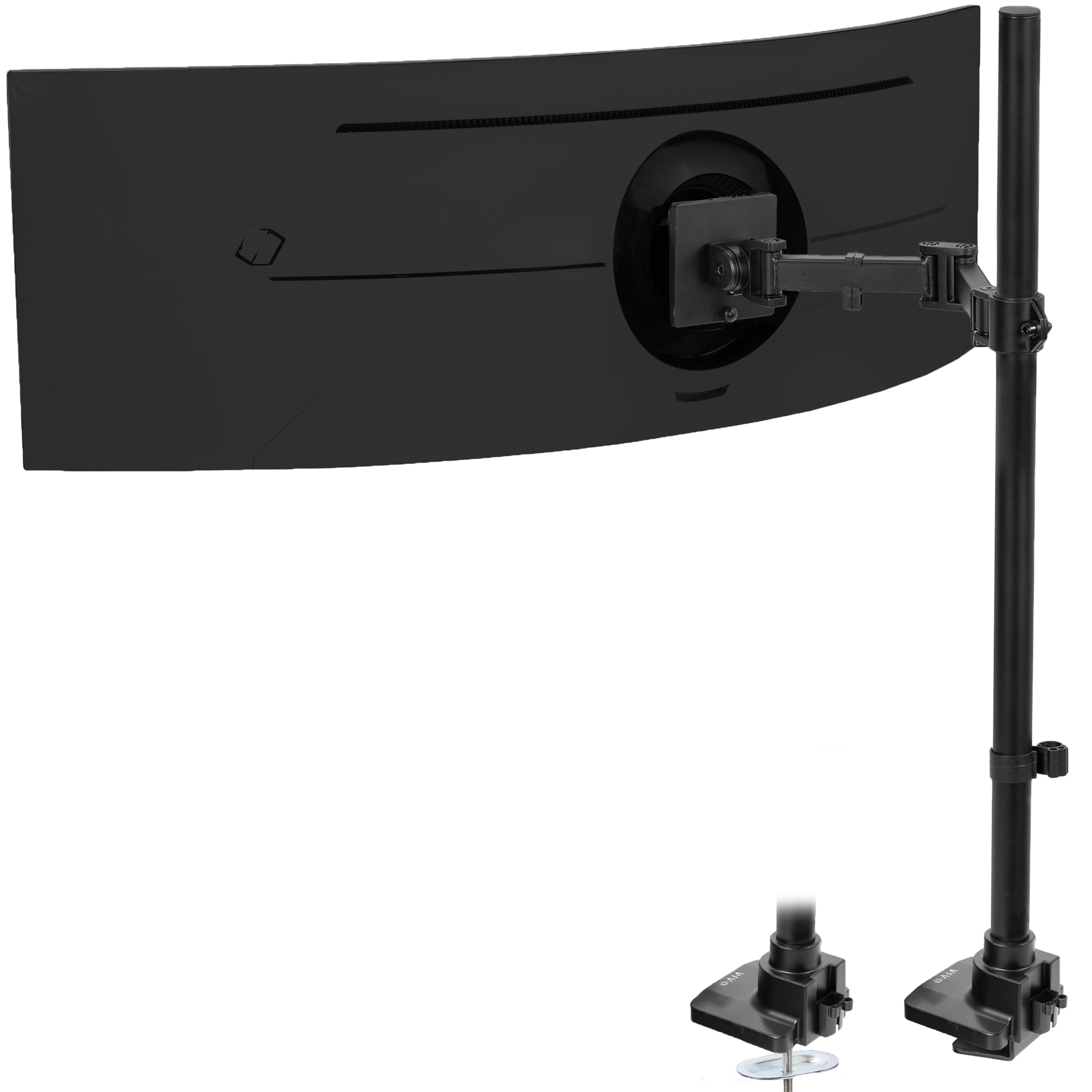 Single Ultrawide Monitor Extra Tall Desk Mount