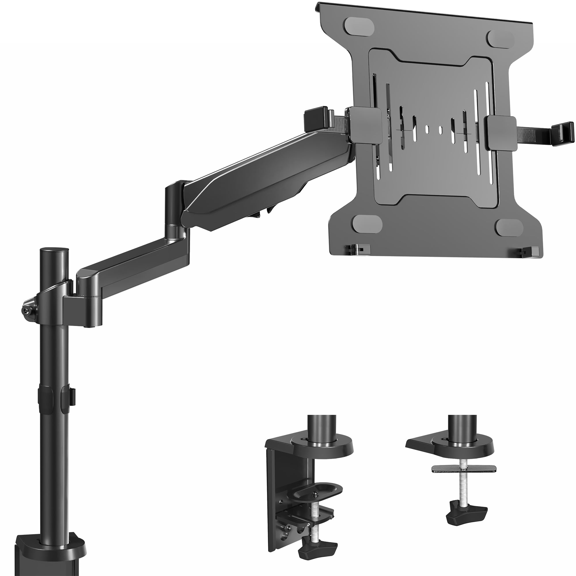 Pneumatic Arm Single Laptop Desk Mount