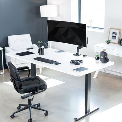 VIVO Premium Aluminum Heavy Duty Single Monitor Arm for Ultrawide Monitors