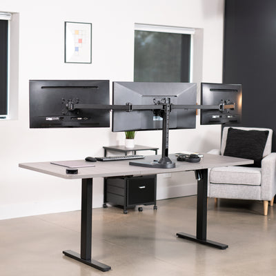Triple Monitor Desk Stand