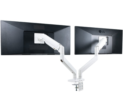 Mechanical Arm Dual Ultrawide Monitor Desk Mount