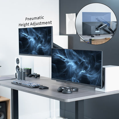 Mechanical Arm Dual Ultrawide Monitor Desk Mount