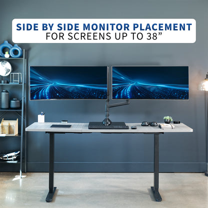 Dual Ultrawide Monitor Desk Stand - Up to 49" Screens