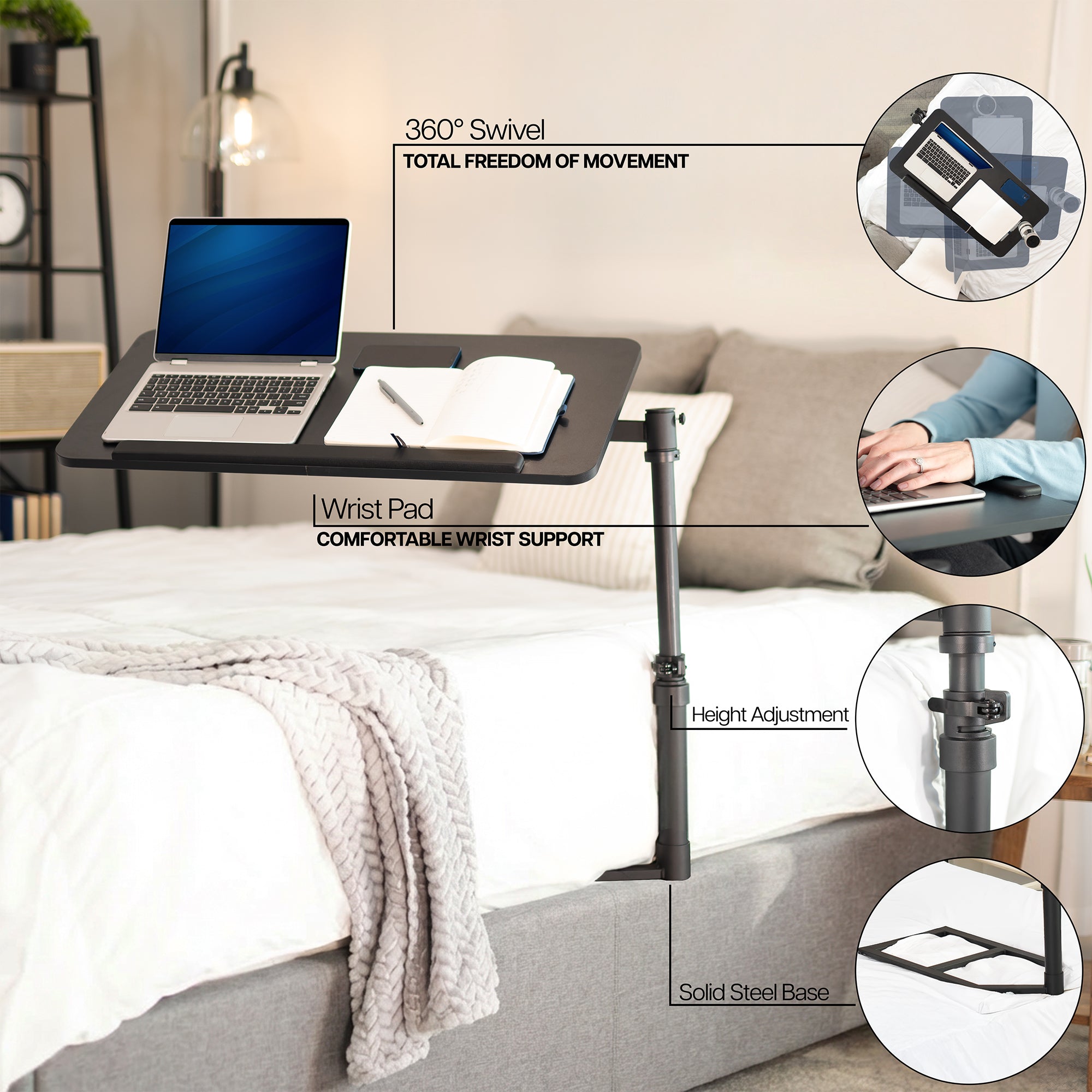 Sidekiix by VIVO Under Mattress Desk