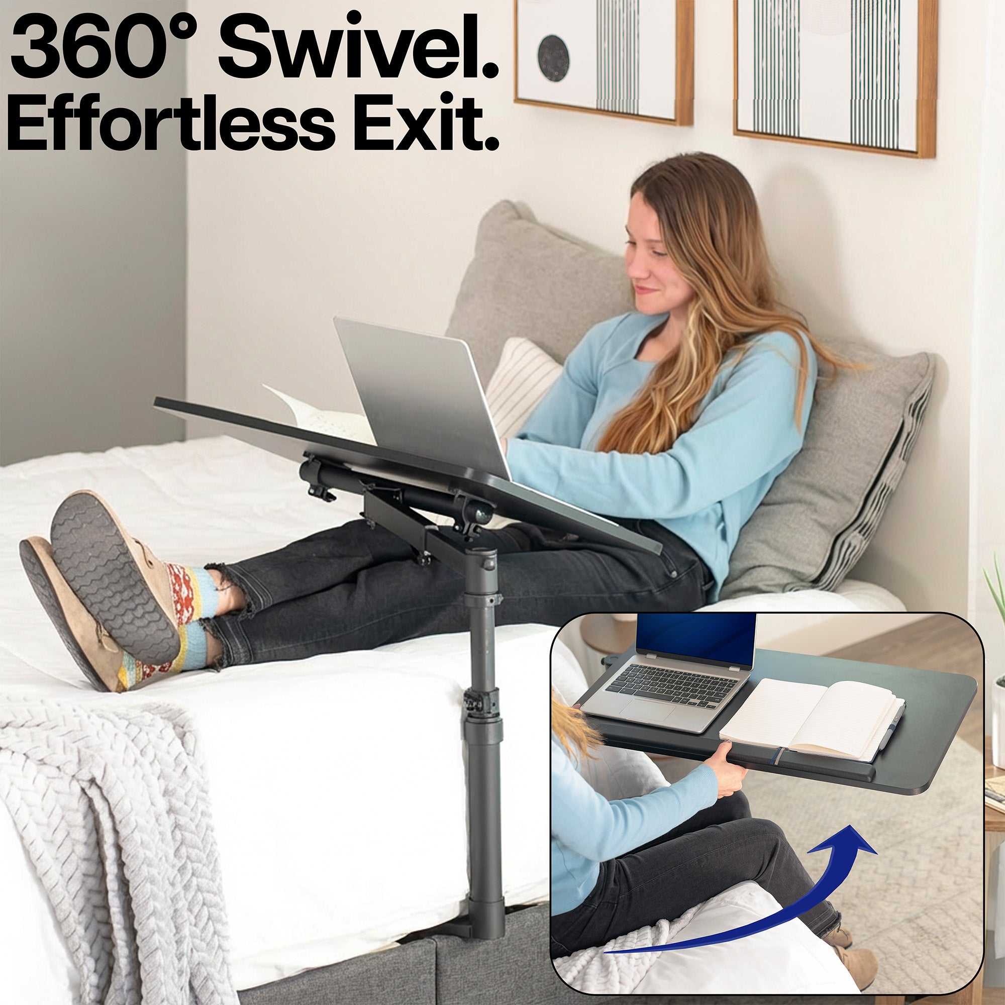 Sidekiix by VIVO Under Mattress Desk