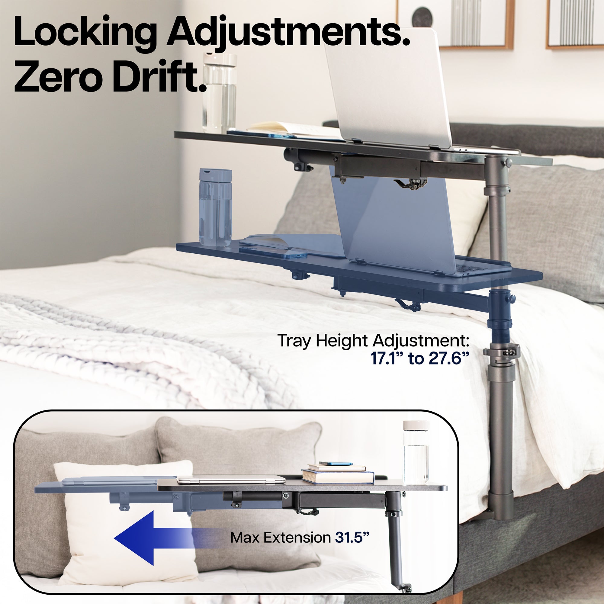 Sidekiix by VIVO Under Mattress Desk