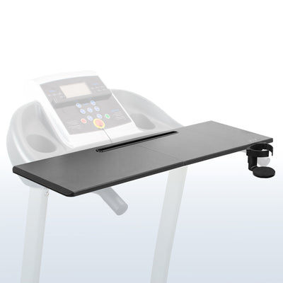 Universal Laptop Treadmill Desk Attachment with Cupholder and Tech Slot