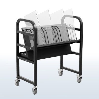 Laptop charging cart for schools and offices.