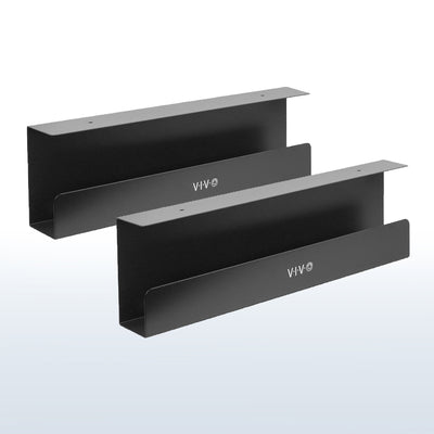 Under Desk Cable Management Trays (2 Pack)