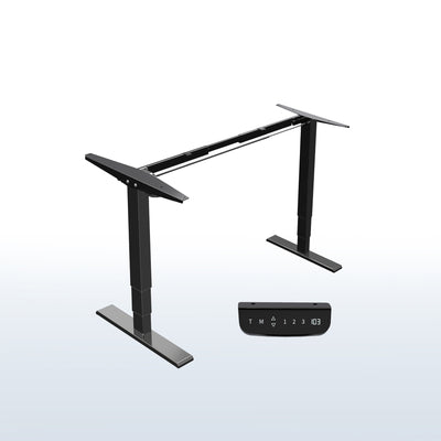 Electric Stand Up Desk Frame Single Motor Standing Height Adjustable