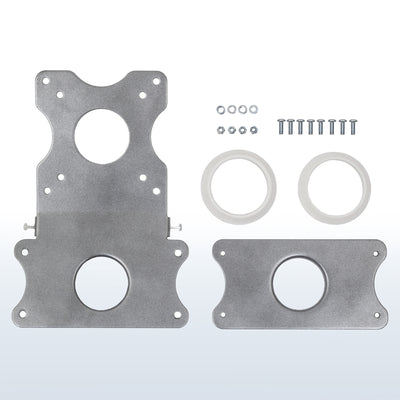 Metal Mac VESA plate adapter.