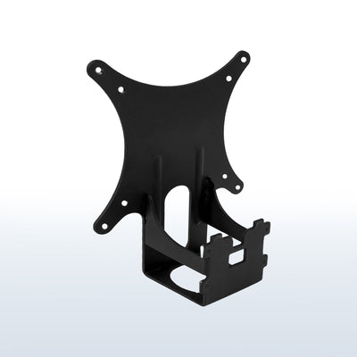 Solid steel DELL monitor mount plate.