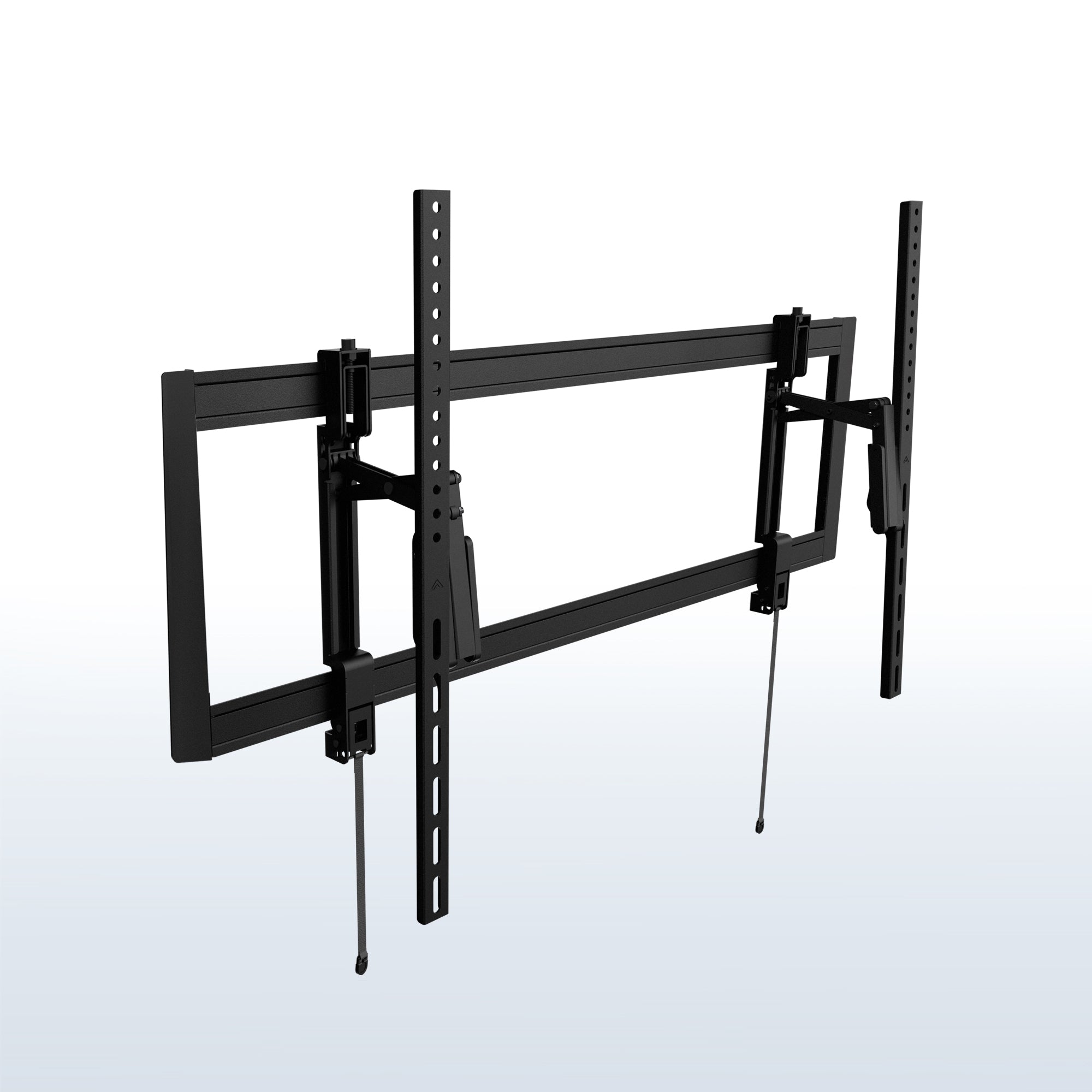 Full-motion TV wall mount bracket on a white background