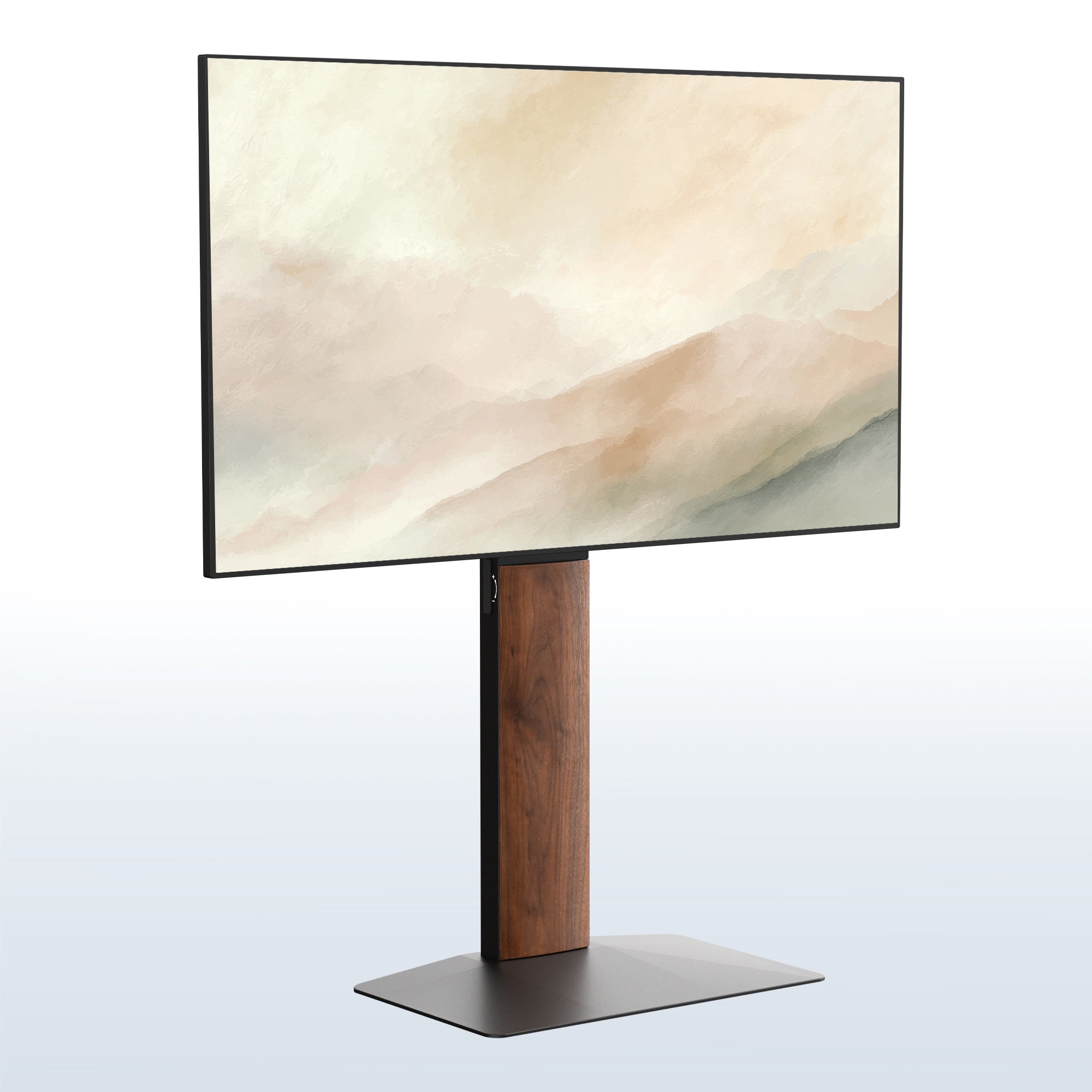 TV Floor Stand on Gradient Background