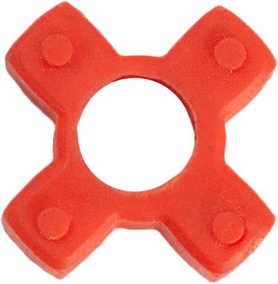 Close up of a single red bushing from a 5-pack.