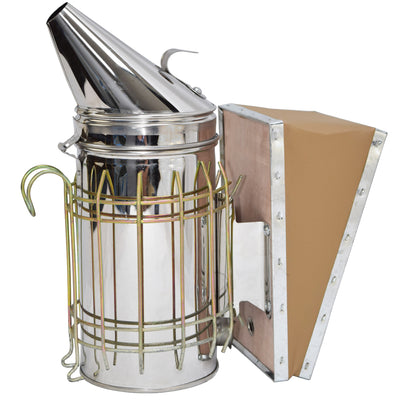 Stainless Steel Beehive Smoker with Heat Shield