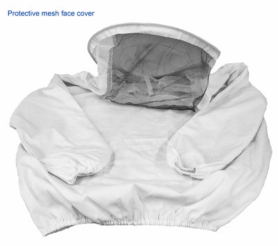 Youth Large Beekeeping Jacket with Protective Mesh Face Cover