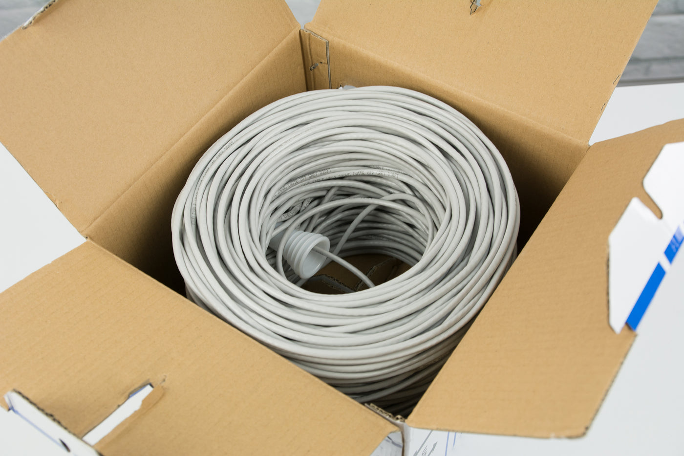 Grey 500ft Cat5e Ethernet Cable