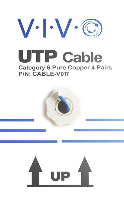 Blue 500ft Cat6 Full Copper Indoor Ethernet Cable
