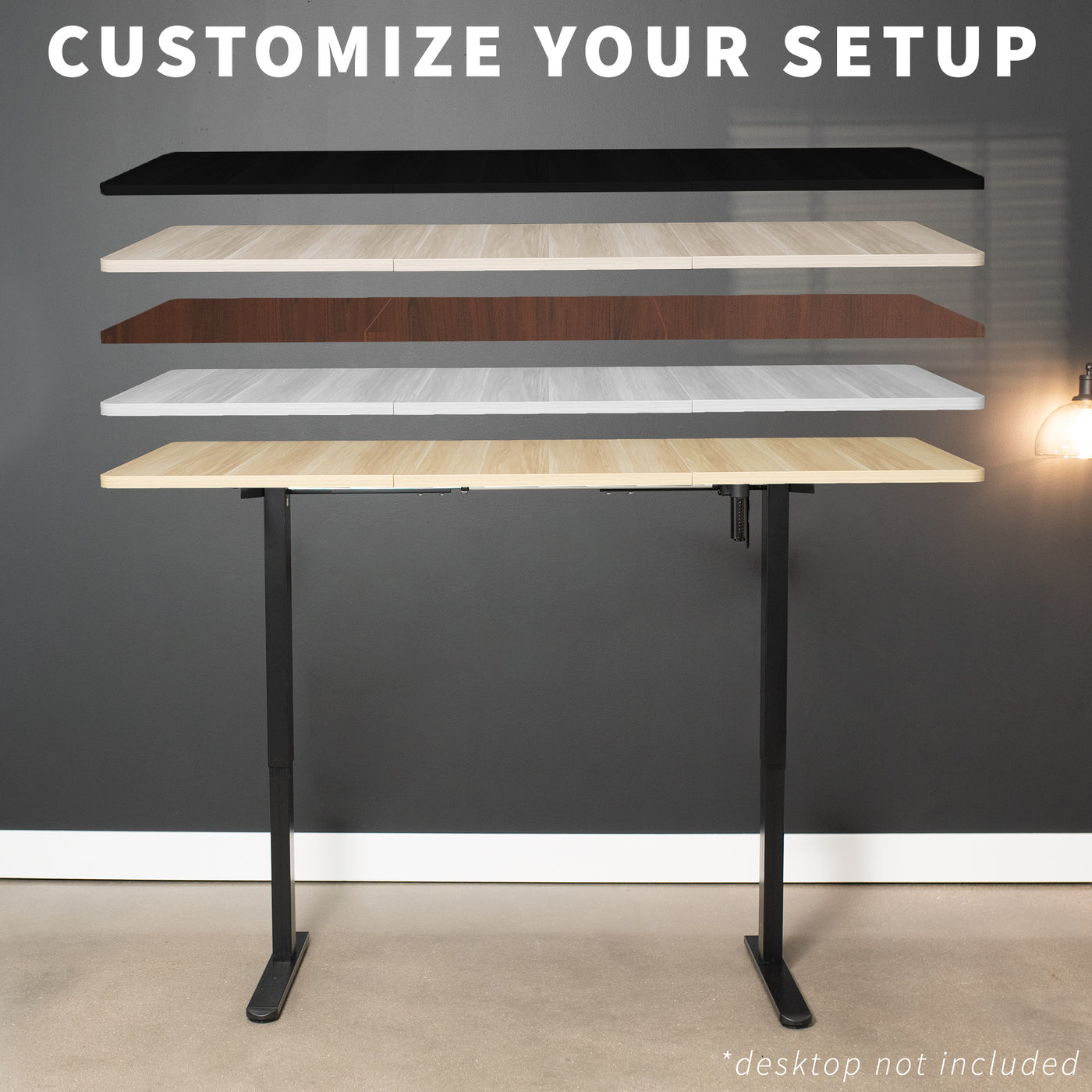 Customize your work set up with any compatible desktop.