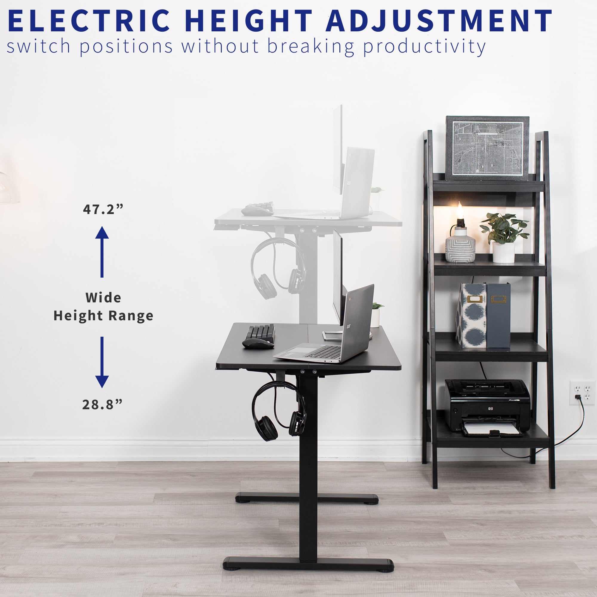 40" x 24" Electric Desk