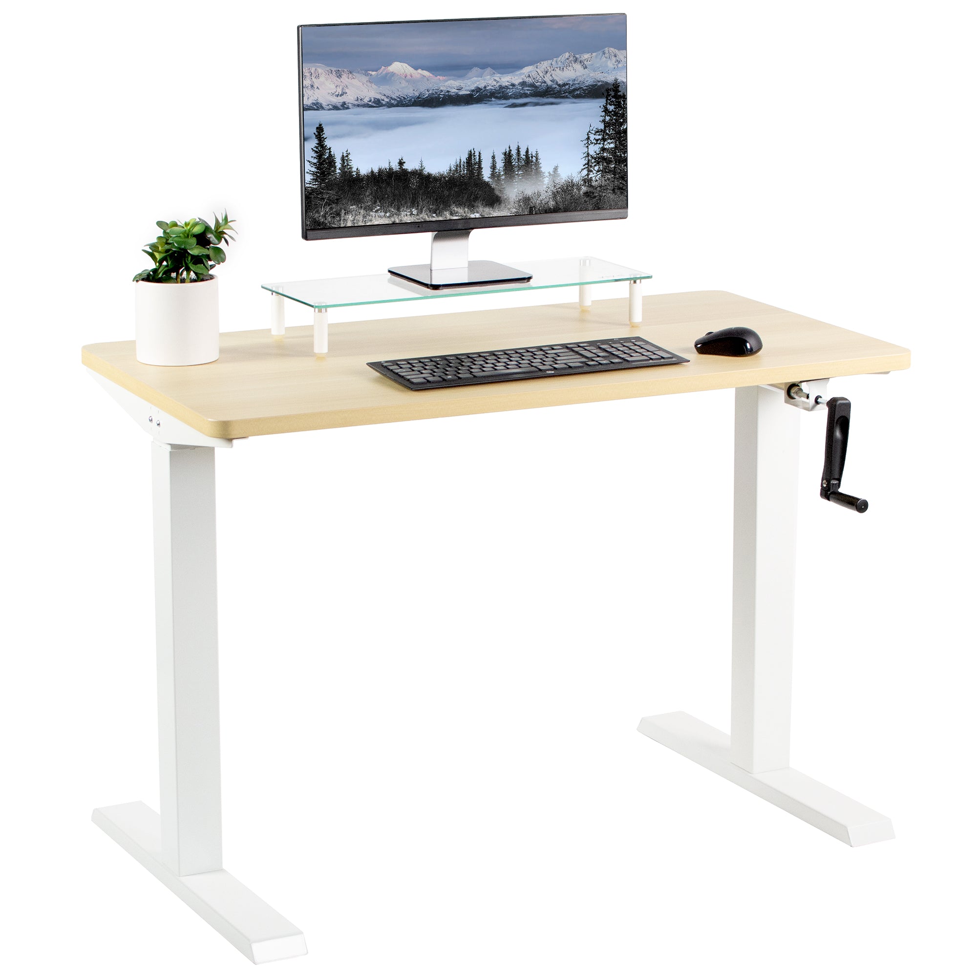 Manual Height Adjustable Desk