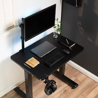 Small, efficient workspace.