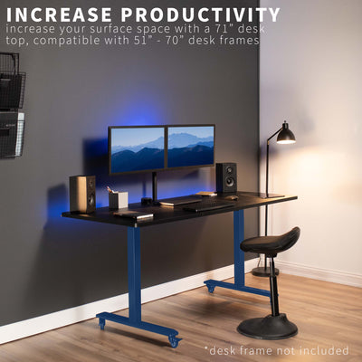 Increase productivity with a new ergonomic desktop.