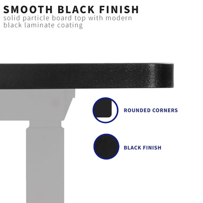 Compatible with both manual and electric frames measuring 51” to 70” in length, this extra-wide table top gives you options!