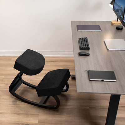 Keeling chair at a modern office space desk.