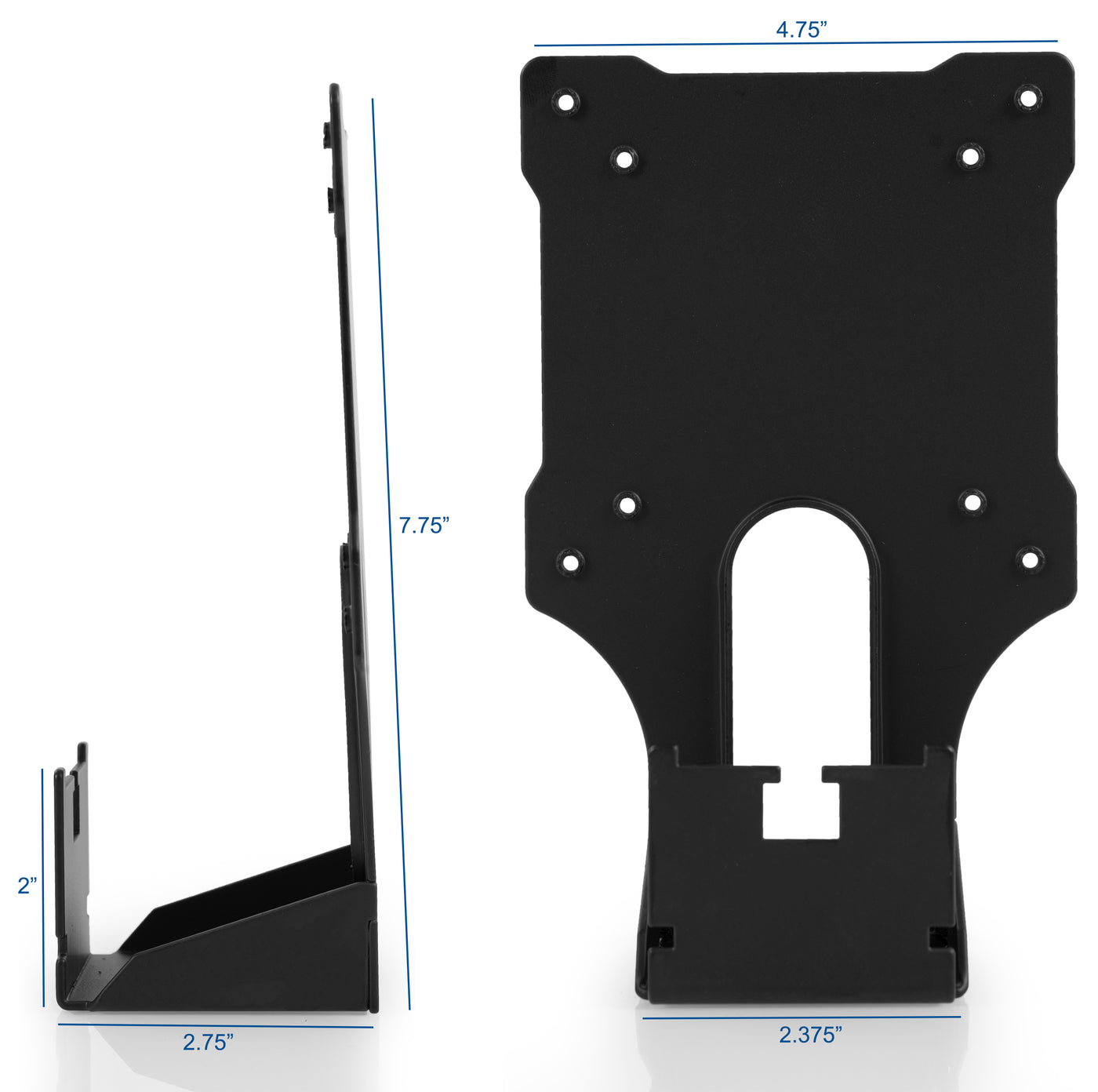 Bracket sizing and specifications to match your monitor and VESA plate of the existing monitor mount.