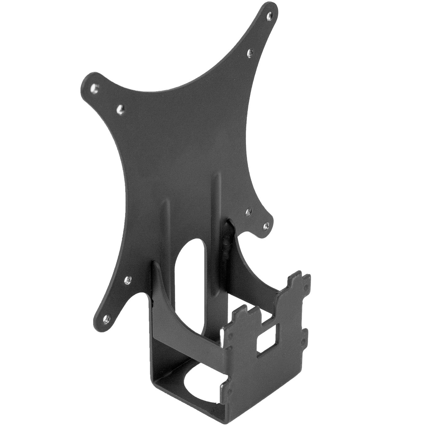 Solid steel DELL monitor mount plate.