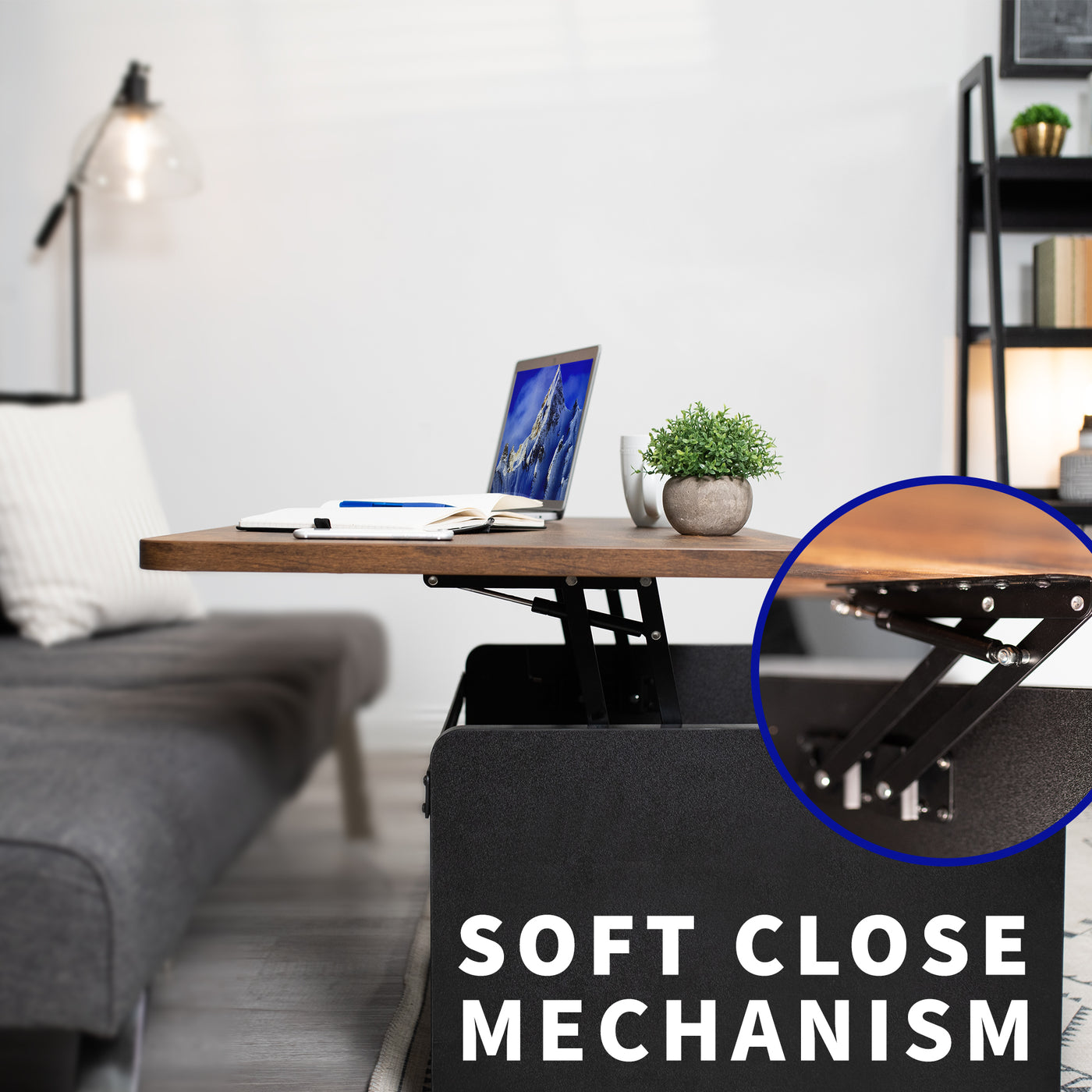Keep your furniture and base frame safe with a soft close mechanism.