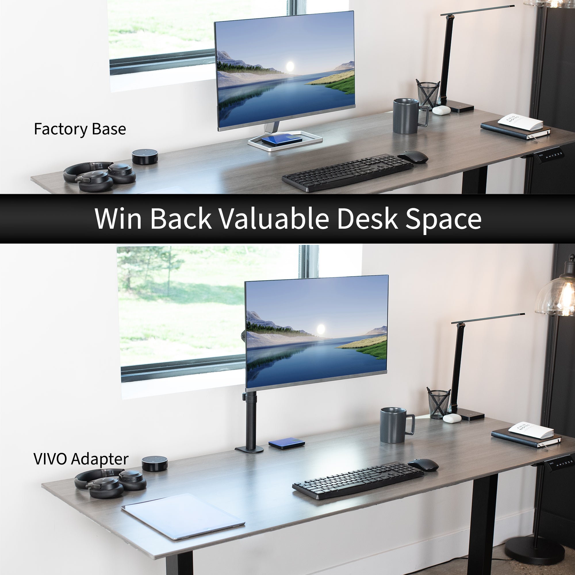 Quick Attach VESA Mounting Solutions for non-VESA Compatible HP M-Series Monitors