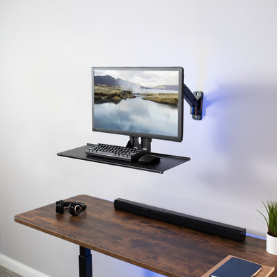 Modern ergonomic office set up by VIVO.
