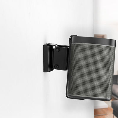 Wall mount with swivel, rotation, and flexibility.