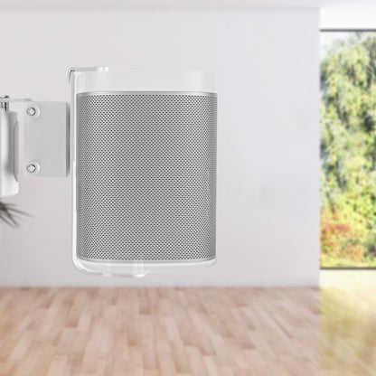 Side view of Sonos wall mount securely supporting a speaker.