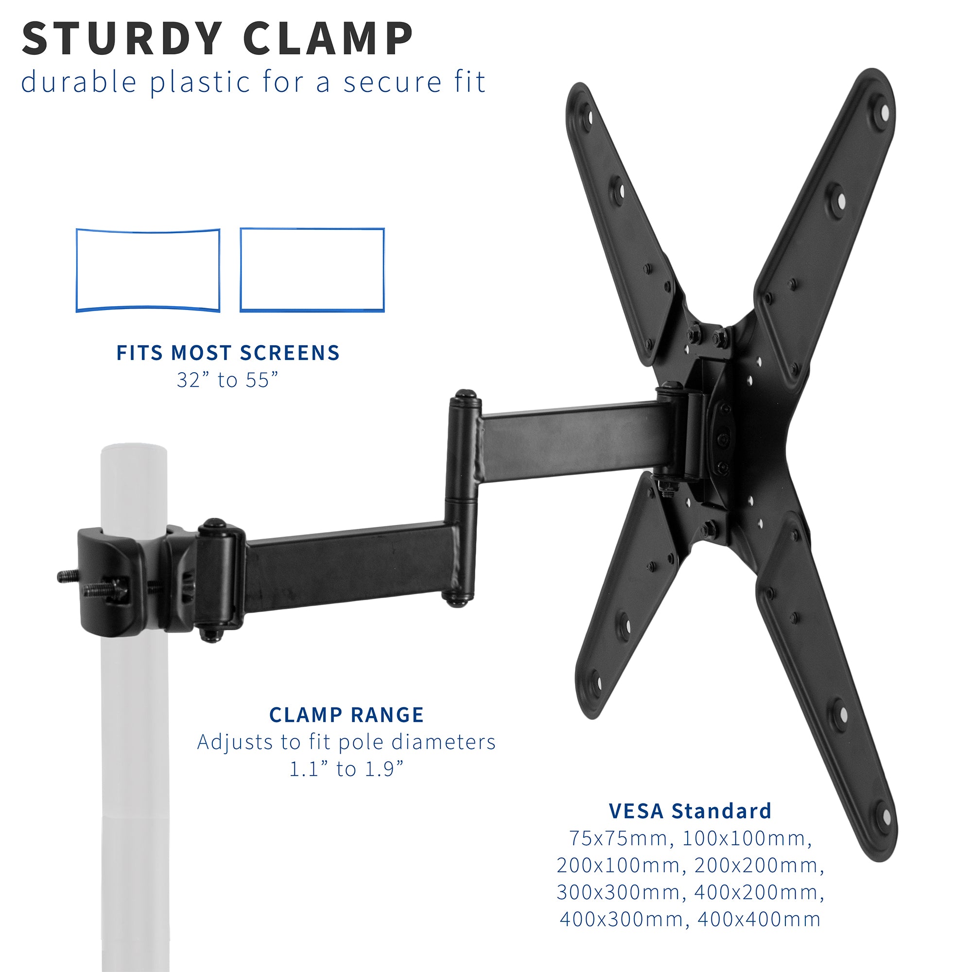 Pole Mount TV Arm