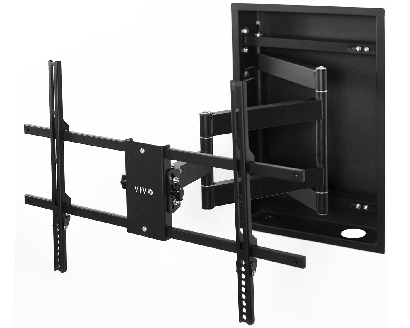 Fully articulating LED or LCD TV wall mount.