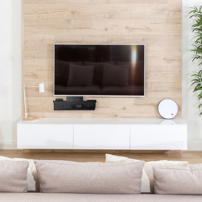 Below Screen VESA TV Shelf Wall Mounting Option