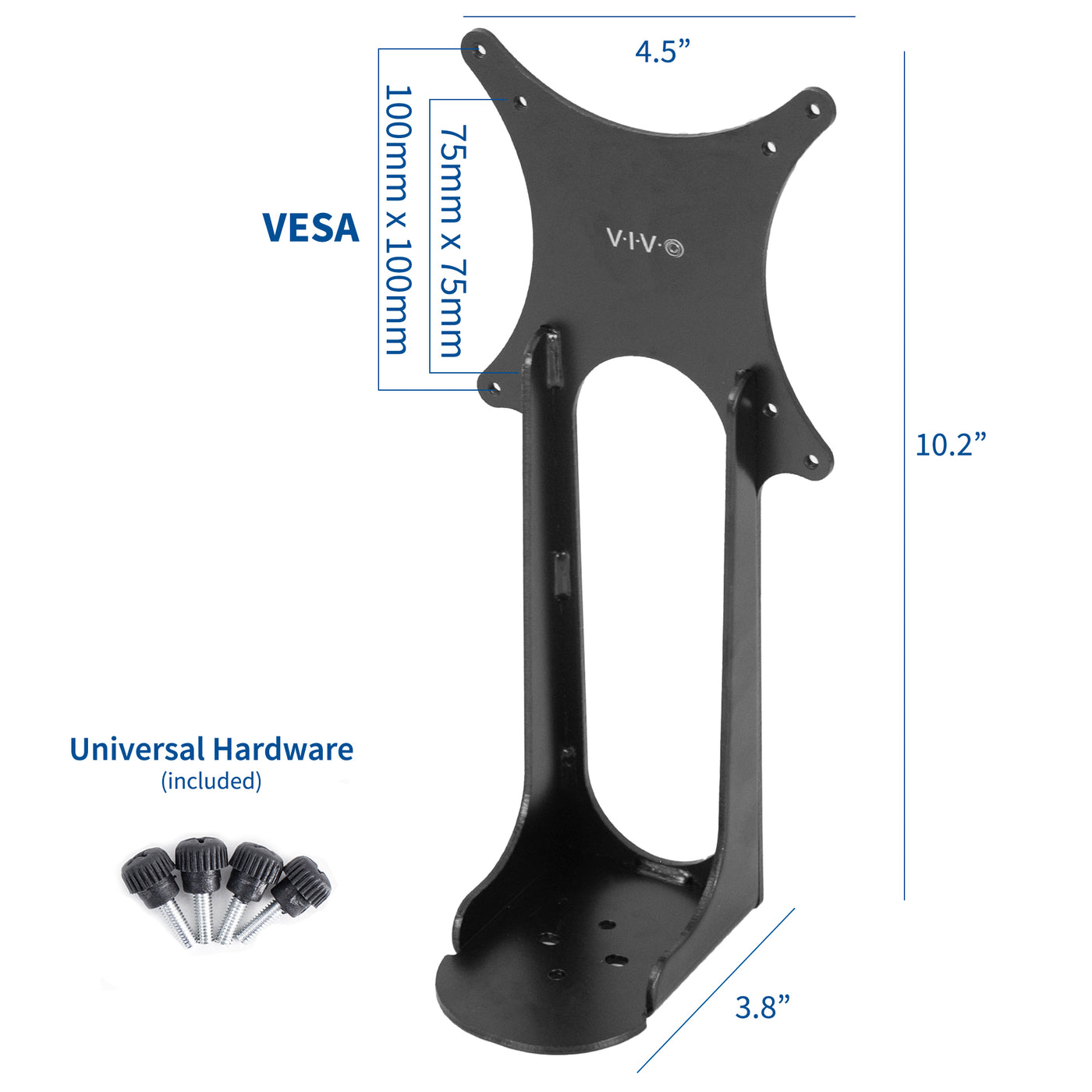 Sturdy Samsung monitor mount VESA adapter bracket with universal hardware.