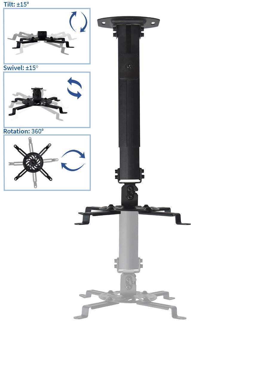 Main frame of ceiling projector mount.