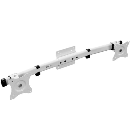 Sturdy VESA adapter bracket for 2 monitor screens.