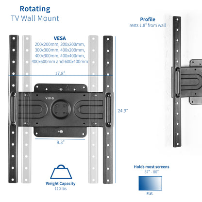 Rotating TV Wall Mount