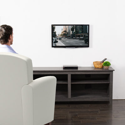 Enjoy watching tv from a new wall-mounted level.