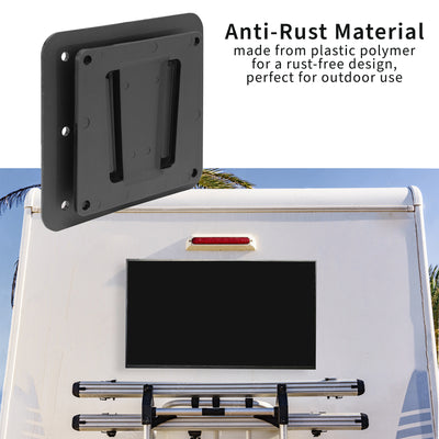 Anti-Rust Sturdy Plastic Polymer RV TV Mount