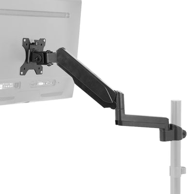 Pneumatic arm for pole mount.