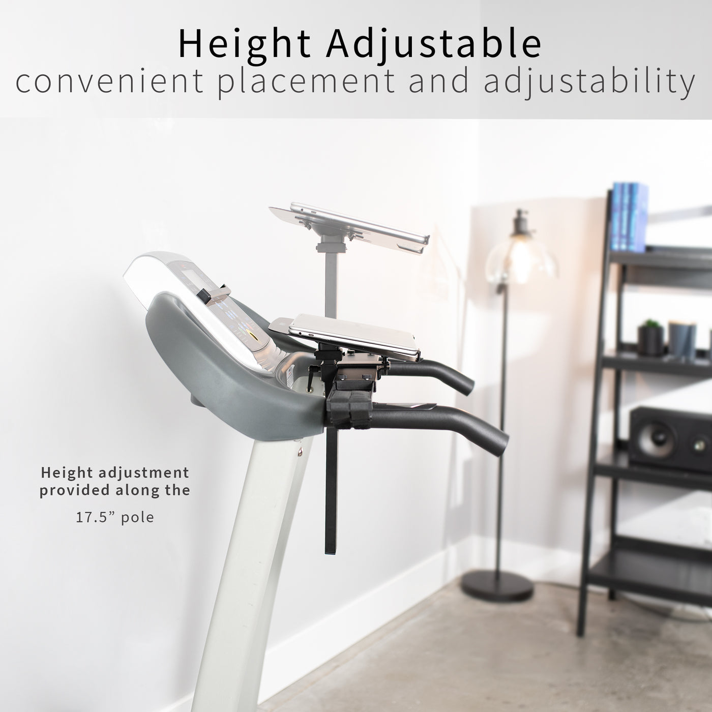Height adjustable treadmill workstation from VIVO.