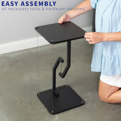 Easy assembly with all necessary hardware and tools included.