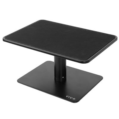 Sturdy desk mount riser for laptop or monitor that provides ergonomic viewing and reduces strain.